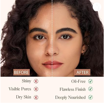 4 in 1 Color Changing Foundation with SPF 50 - Moisturizing Medium-Full Coverage Concealer, Medium Spectrum Foundation Cream, Long-Lasting Lightweight Makeup Liquid, Natural Look Cosmetics