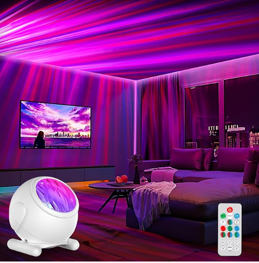 Northern Lights Projector, Aurora Projector with Timer and Remote, Night Light Projector for Kids Room, Room Decor, Christmas Gifts for Adults Teens