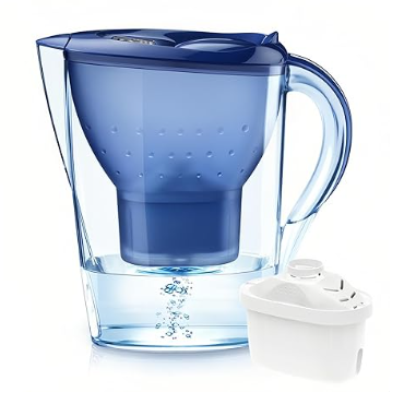 Pitcher Water Filters, 3.5L Activated Carbon Filtered Water Jug for Drinking Water, 10 Cup