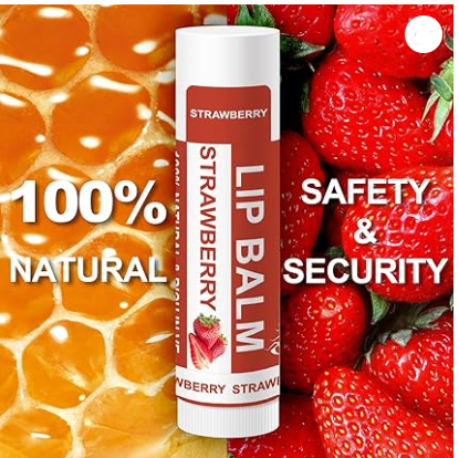 Yopela 28 Pack Natural Lip Balm Bulk with Vitamin E and Coconut Oil - Moisturizing, Soothing, and Repairing Dry and Chapped Lips Valentine's Gift - 14 Flavors - Non-GMO